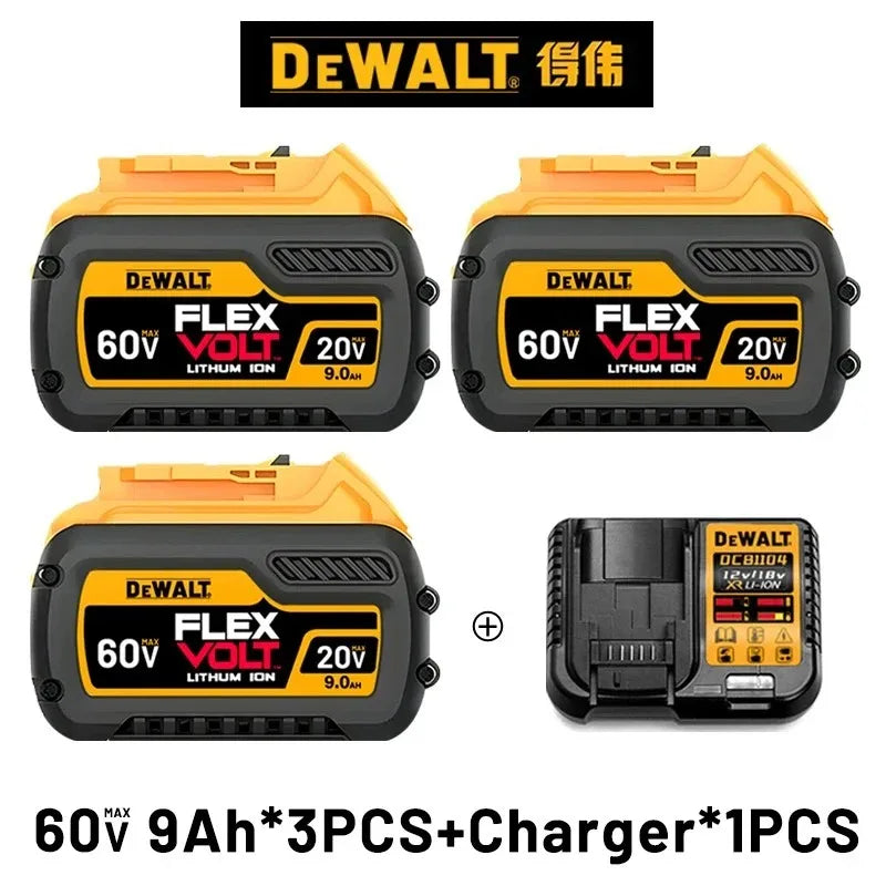 DeWALT 100% Original Battery 20V/ 6000mAh for DCB606 DCB205 DCB206 DCB209 DCB182 DeWALT Power Tool Fast Delivery by Air Freight