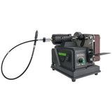 Allsome Mini Belt Sander, 180W Electric Sander with 10pcs 533*30mm Sanding Belts, Suitable for Makita 18V battery