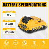 DEWALT DW089LG 12 Lines Green Laser Level 12V Cordless 3x360° with Magnetic Mount for Outdoor Leveling Tasks