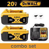 Original DEWALT 20V/60V Battery DCB606 DCB609 DCB182 DCB205 DCB206 DCB209 Power Tool Dewalt 18V Battery 6AH 9AH Battery.