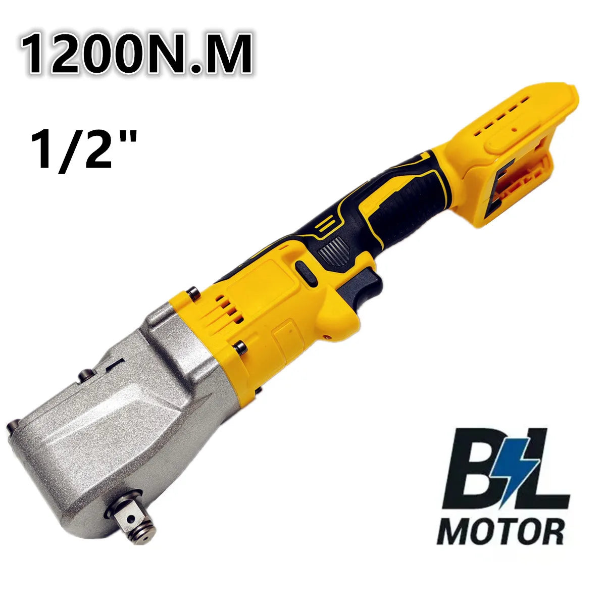 For DeWALT 20V 18V Battery 220/500/1200NM Electric Ratchet Wrench 1/2'' 3/8'' Cordless Driver Screw Nut Car Repair Power Tools