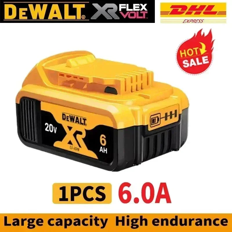 Original DEWALT 20V/60V Battery DCB606 DCB609 DCB182 DCB205 DCB206 DCB209 Power Tool Dewalt 18V Battery 6AH 9AH Battery.
