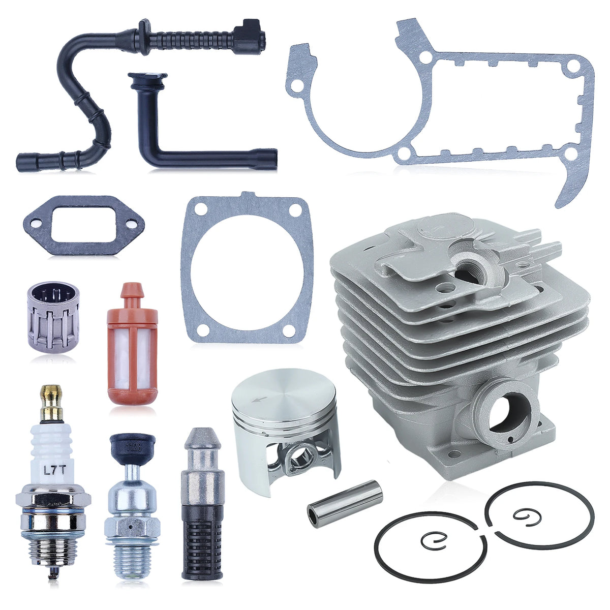 47mm Cylinder Piston Gasket Kit For Stihl MS361 MS 361 Decompression Valve Chainsaw Replacement Spare Tool Part