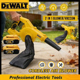 Dewalt 2 in 1 Cordless Air Blower & Vacuum Cleaner Electric Dust Computer Collector Leaf Duster Power Tools For 18V Battery