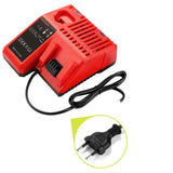 3A Li-ion Battery Charger for Milwaukee for M12 M18 48-11-1815 48-11-1828 48-11-2401 48-11-2402 EU Plug 110-240V High Quality