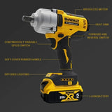 DEWALT DCF900 20V Brushless High Torque Impact Wrench 1/2" Variable Speed Durable Cordless Tool for Auto Repair Construction