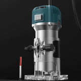 Upgraded 6-speed 800W Woodworking Electric Trimmer 33000 RPM Wood Engraving Slotting Trimming Machine Carving Router