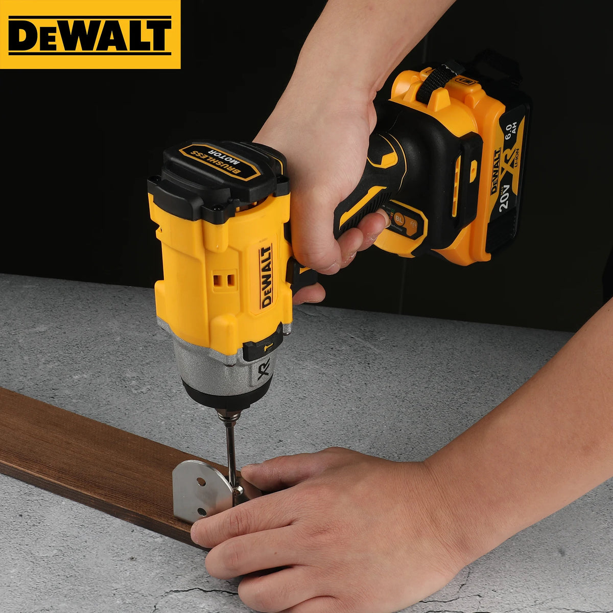 DEWALT DCF922 20V MAX ATOMIC 1/2" Brushless Impact Wrench 450ft-lbs Nut-Busting 4-Mode Precision Wrench Timber Screw LED Auto Repair