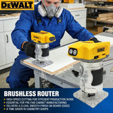 Dewalt 33000RPM Brushless Electric Trimmer, Cordless Woodworking Trimming Machine, Wood Router for Milling Engraving Slotting