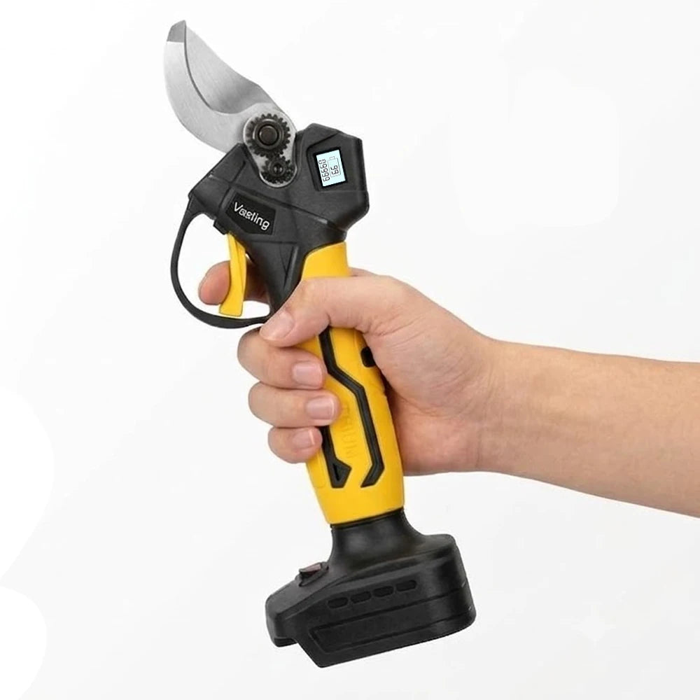 Cordless Brushless Electric Pruning Shears LED Display for Makita 18V Battery Pin Professional Electric Garden Scissors
