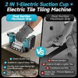 9 Speed Tile Laying Machine 400KG Tile Vibration Leveling Machine Cordless Tile Power Tool for Makita 18V Battery Pins