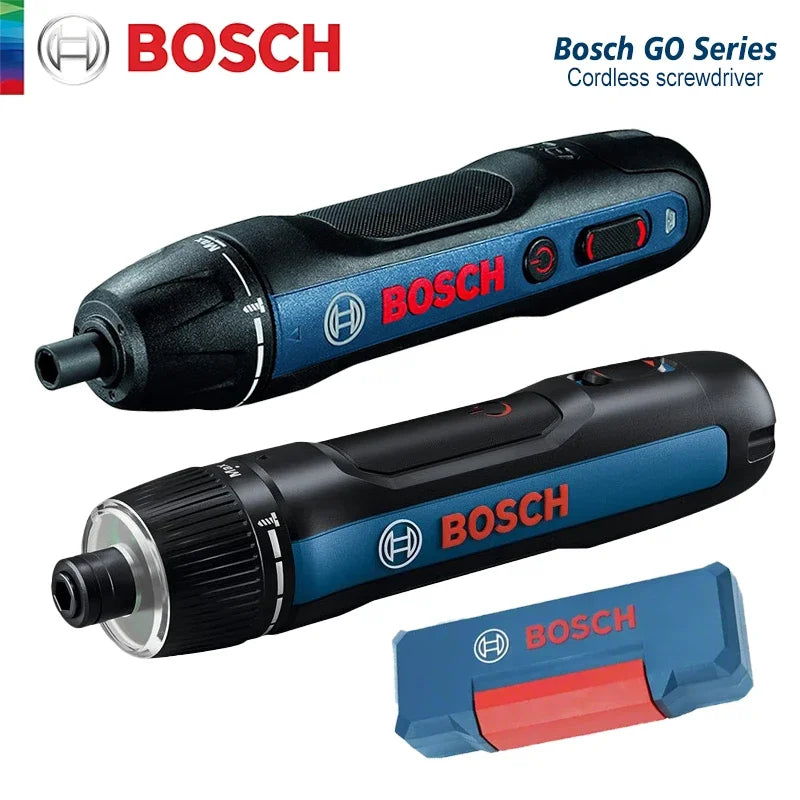 Bosch GO 3 /GO2 Cordless Screwdriver 3.6V Rechargeable Electric Screw Driver Multi-Function Drill Repairing Power Tools Kit GO 2
