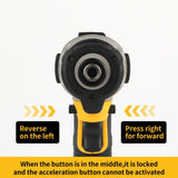 DEWALT Impact Electric Driver 20V Brushless Cordless screwdrivers 205N.m High Torque Power Tools Adjustable Speed DCF845