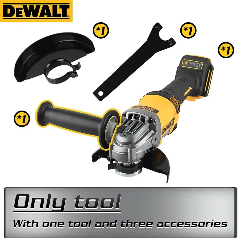 Dewalt-DCG414 20V, 125mm brushless grinder, electric tool, electric grinder, rechargeable wireless drilling tool