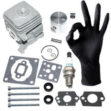 Cylinder Piston Kit For Stihl FS38 2-Mix ,FS55 2-Mix,FS55R 2-Mix,HS45 2-Mix,HS52, (From 2012 Version)