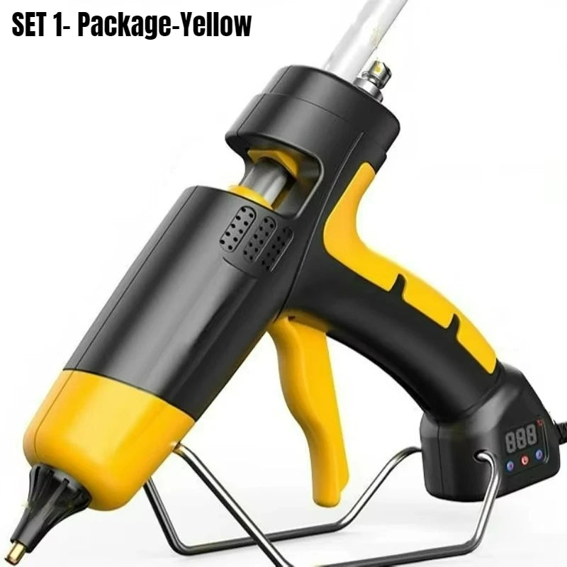 300W Professional Hot Melt Glue Gun Digital Adjustable Temperature Use 11 Mm Glue Sticks Industrial Tools Silicone Gun with Plug