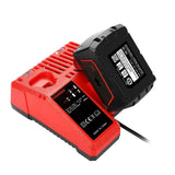 3A Li-ion Battery Charger for Milwaukee for M12 M18 48-11-1815 48-11-1828 48-11-2401 48-11-2402 EU Plug 110-240V High Quality