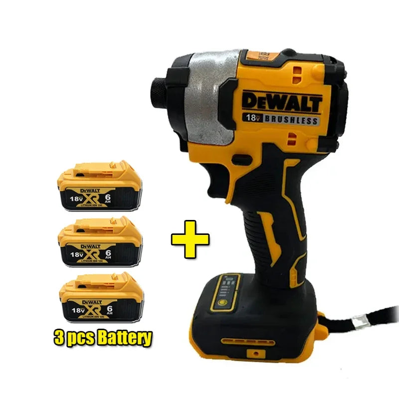 2026 DEWALT DCF850 205N.m Brushless Impact Driver Cordless Screwdriver 18V Rechargeable Electric Impact Drill Power Tools