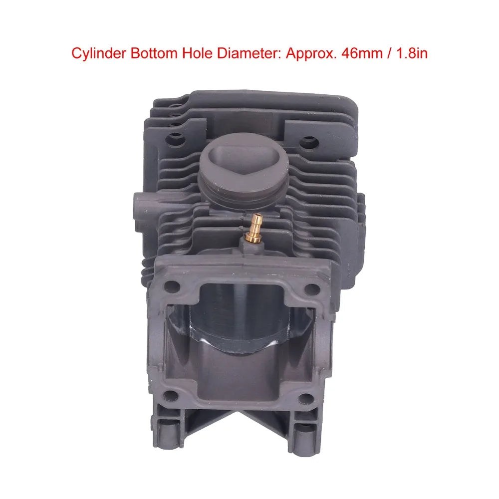 Durable Grey Cylinder Piston Kit Compact Metal Piston Air Filter Set Easy to Install Chainsaw Piston Kit for Stihl MS270 MS280