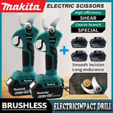 Makita 18v Battery Professional Cordless Electrician Scissors Pruning Shears Cutter Wireless Drills Tools Garden Pruner