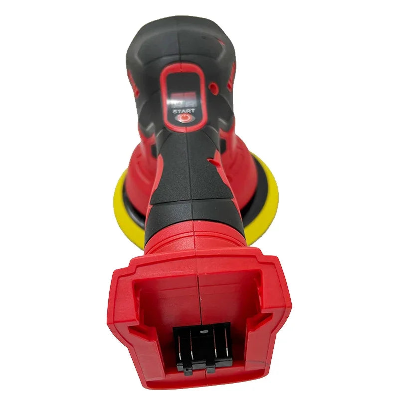 Cordless Polisher 8 Gears Digital Display Electric Polisher Auto Car Waxing Polishing Machine For Fit Milwaukee 18V Battery