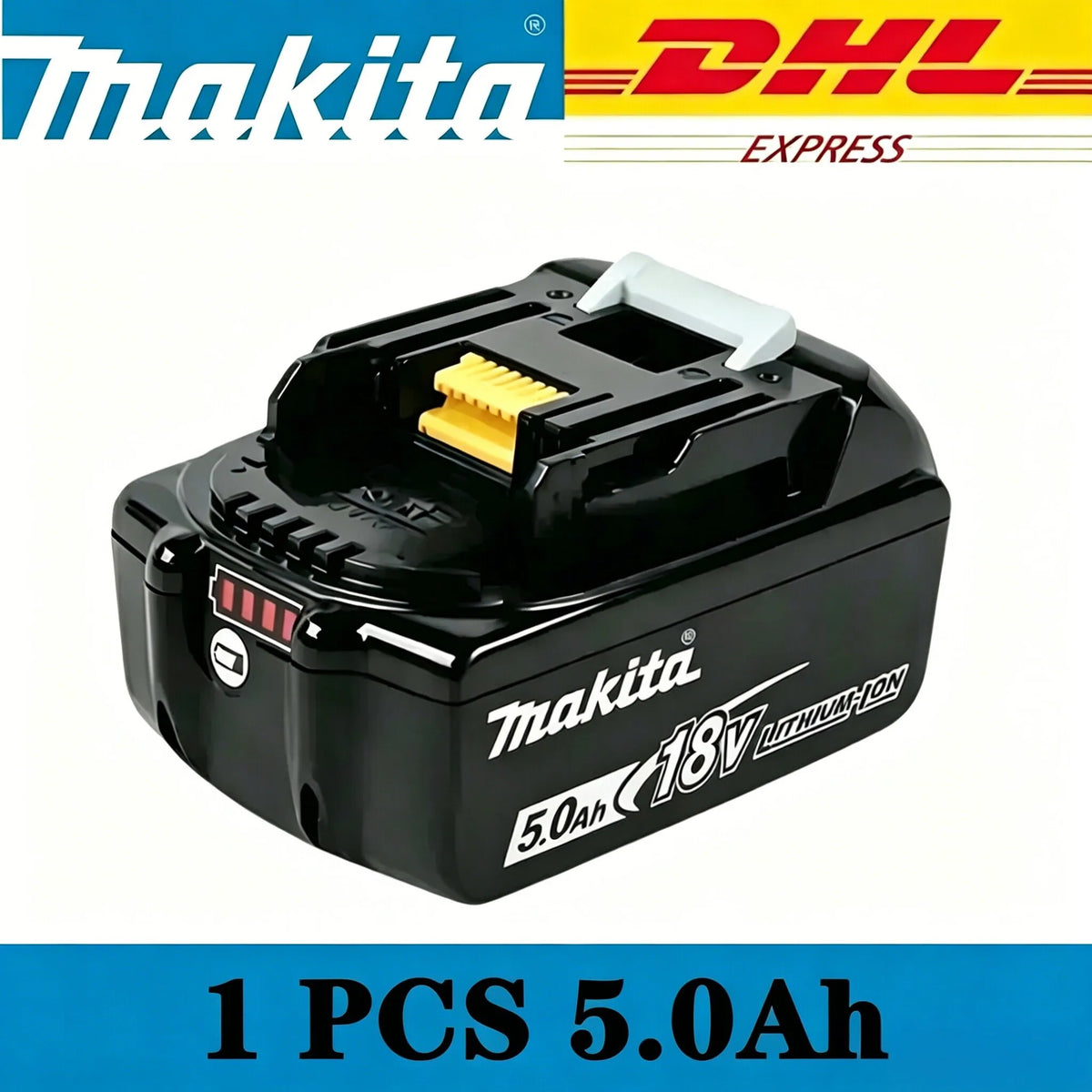 2026 Original Makita 18V LXT Lithium Battery 9.0Ah/6.0Ah/5.0Ah for BL1890 BL1860B BL1850 & DDF487