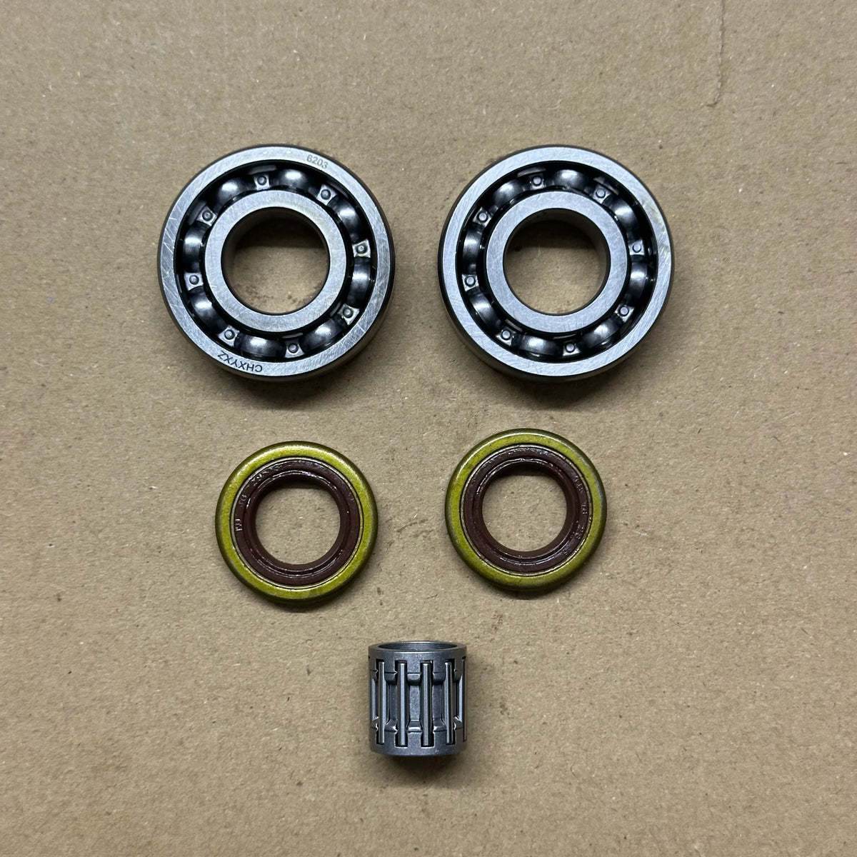 Crankshaft Assembly Ball Bearings Oil Seal Piston 60mm Kit Fit For Husqvarna K1260 3120K Disc Cutter Cut off Saw 503142074