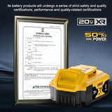 100% Original Dewalt 20V 9000mAh Power Tool Battery DCB206 DCB205 DCB200 DCF887 DCG405 DCD791 DCF922 DCF850 DCD805 Tool Battery