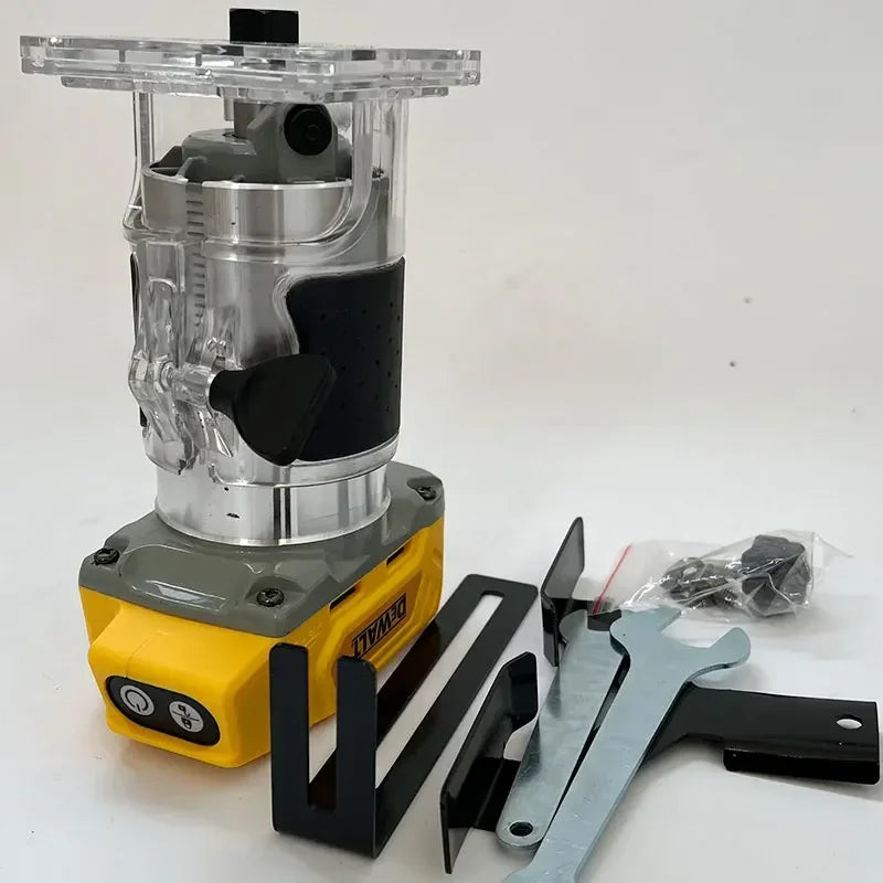 DEWALT 33000RPM Brushless Cordless Wood Trimmer Woodworking Palm Router Rechargeable Milling Engraving Slotting Trimming Machine