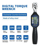 SHAHE Mini Digital Torque Wrench 1/4 3/8 1/2 Adjustable Professional Electronic Torque Wrench Digital Hand Tools