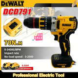 DEWALT DCD791 18V-20v Compact Cordless Drill Brushless Motor Drill Screwdriver Multi functional Drive Screwdriver Electric Tool