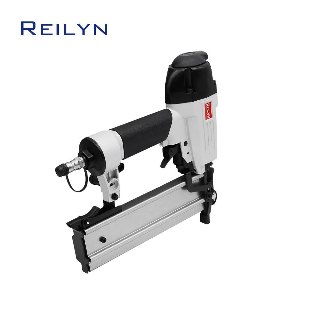Reilyn 18Ga 2 IN 1 Pneumatic Upholstery Nailer F50 Framing Nailing Gun 9040 Air Stapler for Furniture Floor Sofa Woodwork Tool