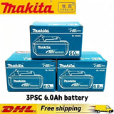 Makita 18V High‑Capacity 6.0Ah Lithium‑ion Battery Fit BL1860B BL1850B BL1840 BL1830 BL1815 Cordless Power Drill Battery Pack