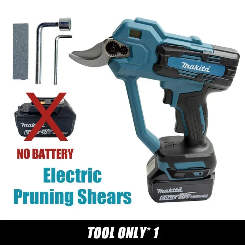 Makita Brushless Electric Pruning Shears 35mm Cordless Scissors Branch Pruner High-power Cutter Power Tools for 18V Battery