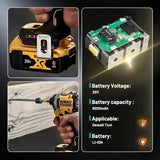 6Ah 9Ah DeWALT 100% Original Battery 20V/60V MAX FlexVolt for DCB606 DCB205 DCB206 DCB209 DCB182 Power Tool with Battery