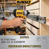DEWALT DCF860 Premium Brushless Impact Driver, 20V Cordless Power Tool with 282NM Max Torque, Bare Unit