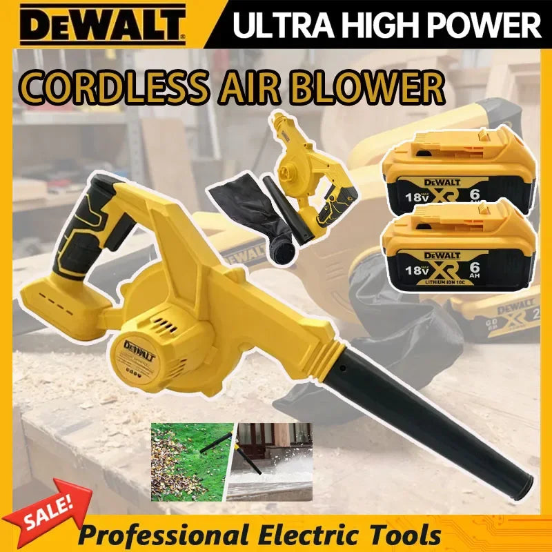 Dewalt 2 in 1 Cordless Air Blower & Vacuum Cleaner Electric Dust Computer Collector Leaf Duster Power Tools For 18V Battery