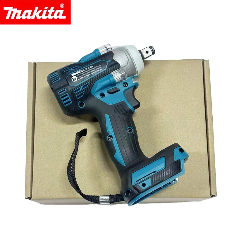 Makita DTW300 18V Brushless Cordless Impact Wrench, 330Nm High Torque Lithium Tool, Auto Repair for Quick Tire Removal