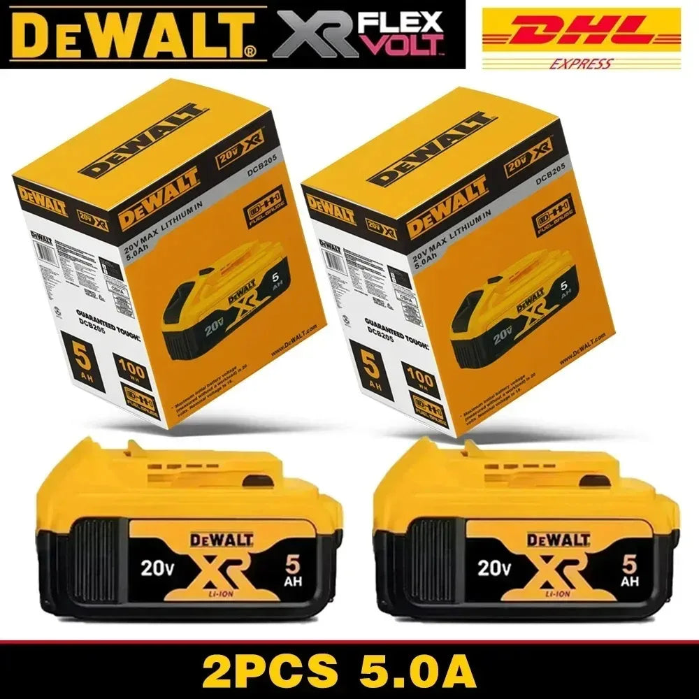 100% Original DeWALT 20V/60V 9.0Ah Power Tool Battery DCB206 DCB205 DCB200 DCF887 DCG405 DCD791 DCF922 DCF850 DCD805 Tool Batter