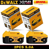 100% Original DeWALT 20V/60V 9.0Ah Power Tool Battery DCB206 DCB205 DCB200 DCF887 DCG405 DCD791 DCF922 DCF850 DCD805 Tool Batter