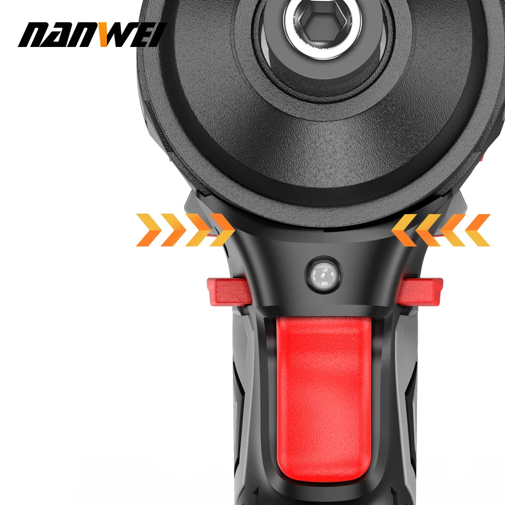 16.8V Brushless Lithium Ion Impact Driver 160N.M Home Use Electric Screwdriver Drill Screwdriver