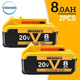 High Capacity 12.0Ah 20V Rechargeable Lithium Ion Battery for Dewalt 20V Battery Work DCB200 DCB201 DCB203 DCB205 DCB206 Tools