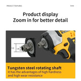 DEWALT DCF922 Wireless Impact Wrench Rechargeable High Torque 406Nm(Reverse) 1/2" 2500 RPM Universal 20V Battery Power Tools