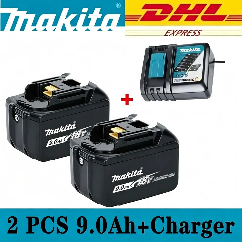 2026 Original Makita 18V LXT Lithium Battery 9.0Ah/6.0Ah/5.0Ah for BL1890 BL1860B BL1850 & DDF487