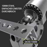 Electric Hydraulic Punching Machine Pure Copper Motor Angle Iron Steel Punching Heavy Duty Hole Punch Tool for Steel Portable