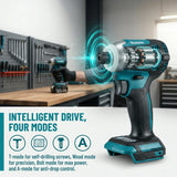 Makita DTD171 18V Brushless Cordless Impact Driver 180Nm For Woodworking Construction Daily Bolting Repair Work