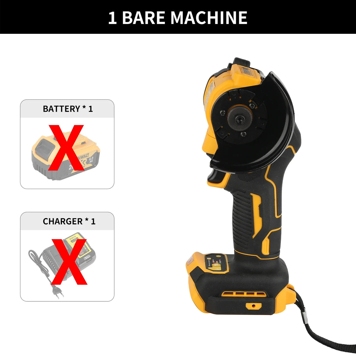 DeWalt DCS438 Cordless Angle Grinder 3 Inch Mini Polishing Grinding Machine Electric Cutting Power Tools