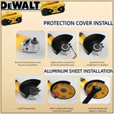 Dewalt 125mm DCG406 Cordless Angle Grinding Machine High-Performance Outstanding Cutting and Polishing Brushless Angle Grinding
