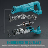 Makita Brushless Recip Saw, Cordless Power Tool for 18V & 20V Battery, Portable with 4PCS Blades, Wood/Metal Cutting Saw