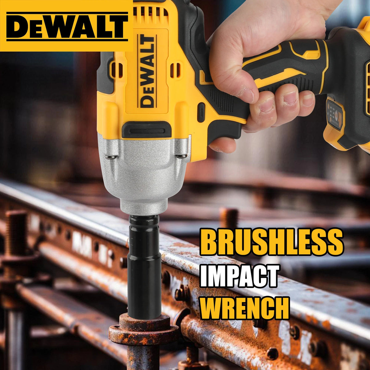 2026 DeWalt DCF900 High Torque Brushless 20V Electric Impact Wrench Lithium Battery Powered Electric Durable for Professiona